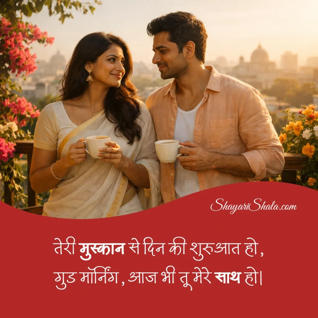 good morning shayari in hindi