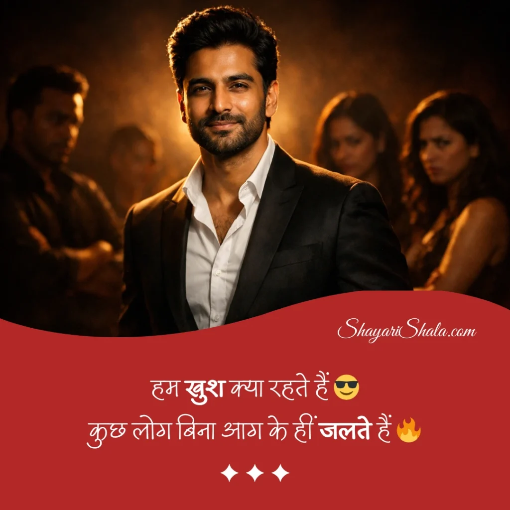 attitude shayari in hindi