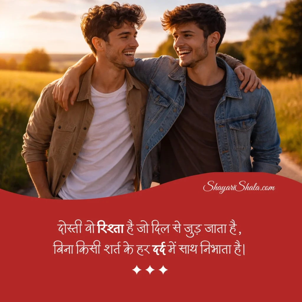 dosti shayari in hindi